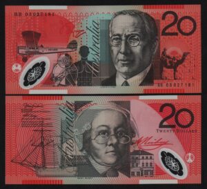 Австралия, 20 долларов 2002г.