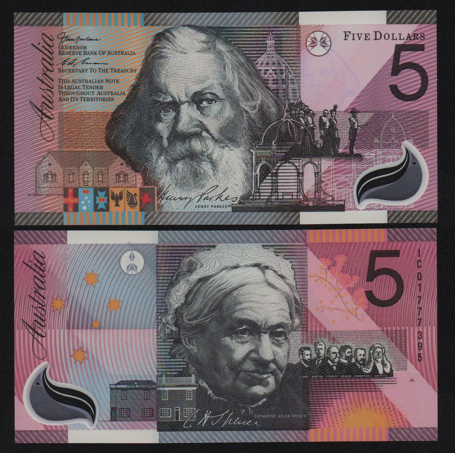 Австралия, 5 долларов 2001г.